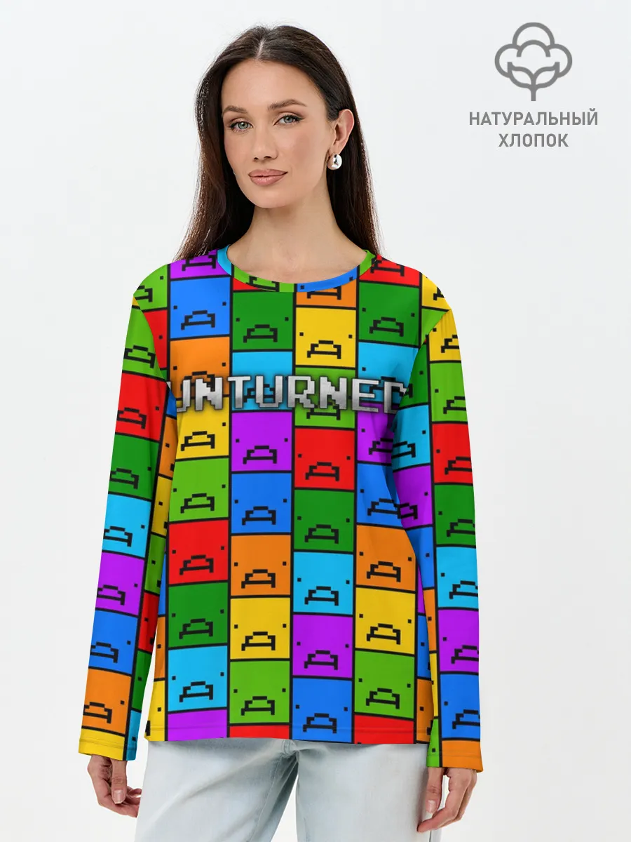 Лонгслив женский. Хлопок / UNTURNED