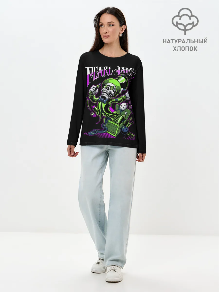 Лонгслив женский. Хлопок / PEARL JAM