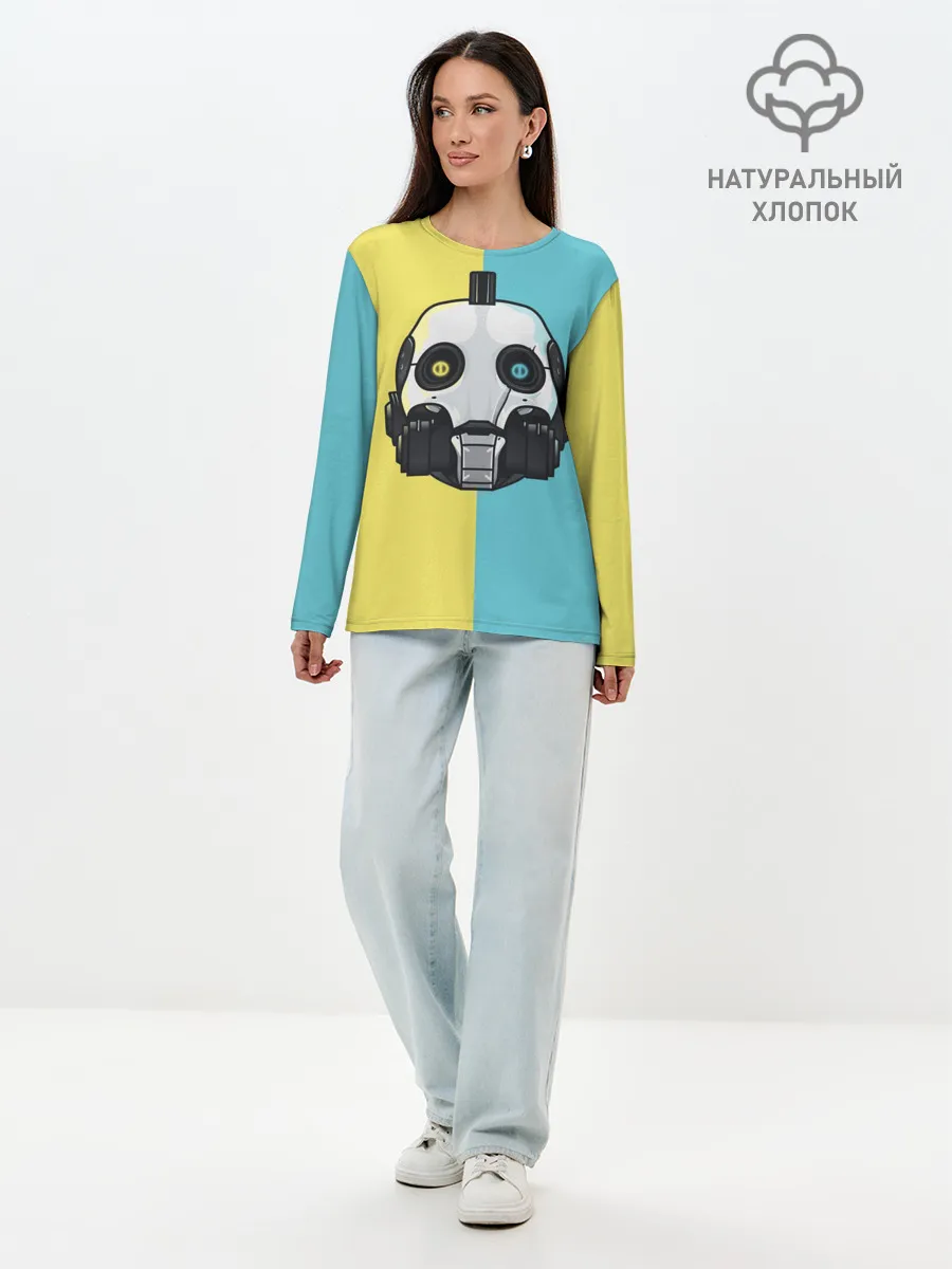 Лонгслив женский. Хлопок / Любовь смерть и роботы