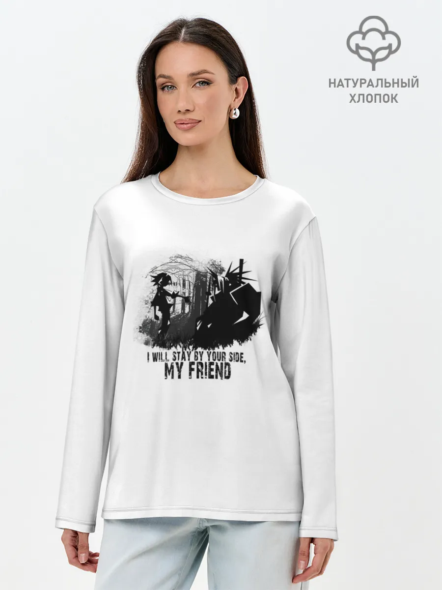 Лонгслив женский. Хлопок / Shaman King