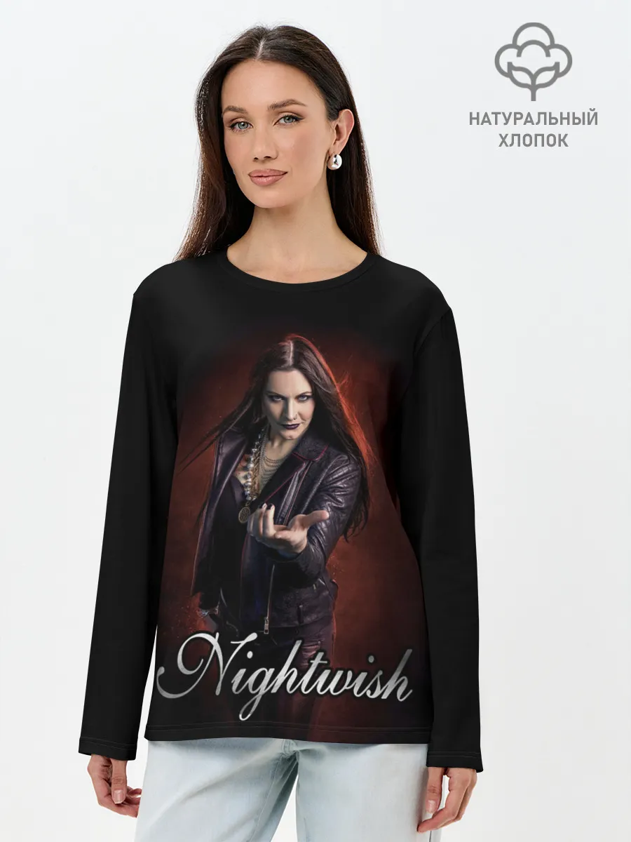 Лонгслив женский. Хлопок / NIGHTWISH
