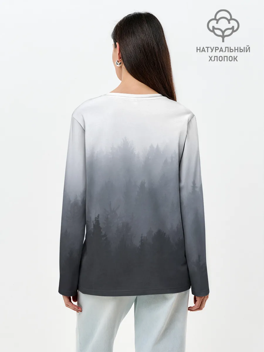Лонгслив женский. Хлопок / Леший