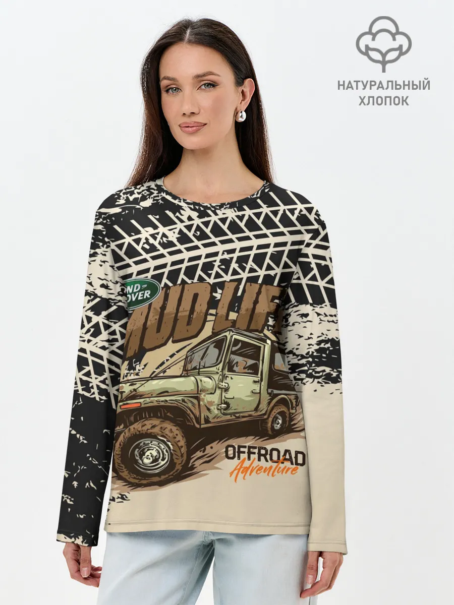 Лонгслив женский. Хлопок / LAND ROVER