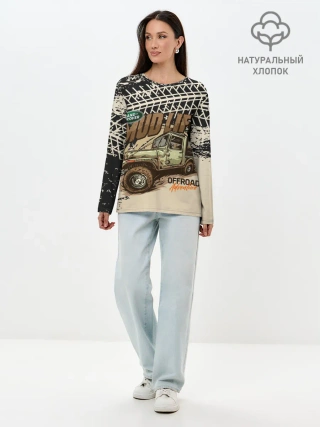 Лонгслив женский. Хлопок / LAND ROVER