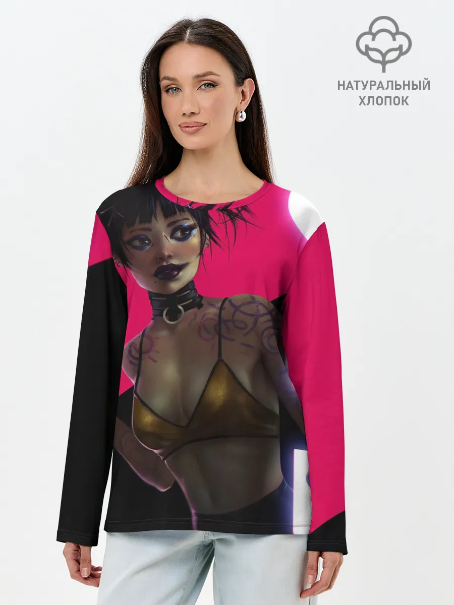 Лонгслив женский. Хлопок / The Witness