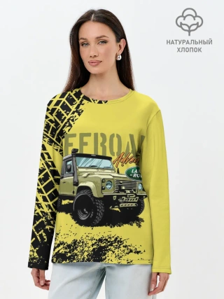Лонгслив женский. Хлопок / LAND ROVER