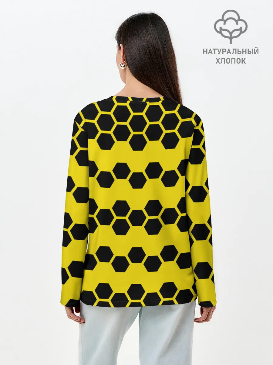 Лонгслив женский. Хлопок / Hot Wheels