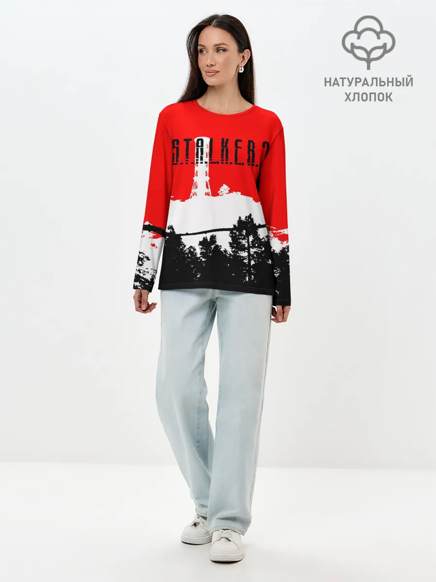 Лонгслив женский. Хлопок / STALKER 2