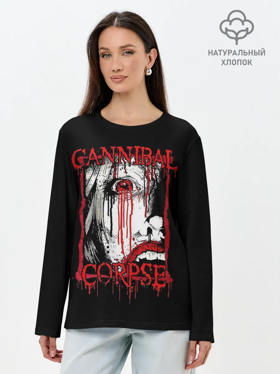 Лонгслив женский. Хлопок / Cannibal Corpse | 2