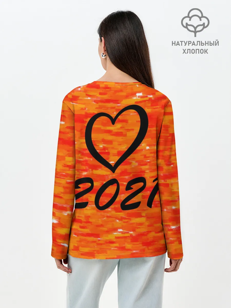 Лонгслив женский. Хлопок / Евровидение 2021 $