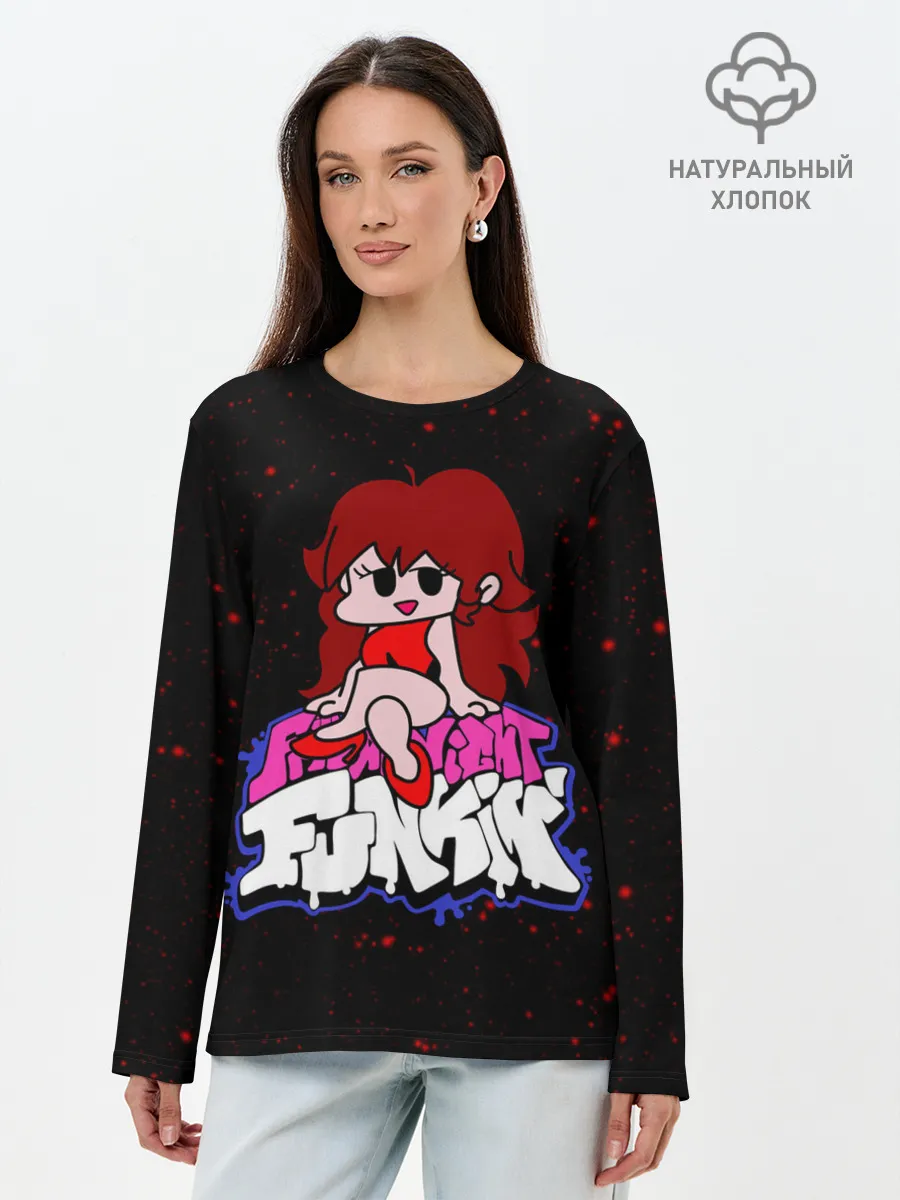 Лонгслив женский. Хлопок / Friday Night Funkin