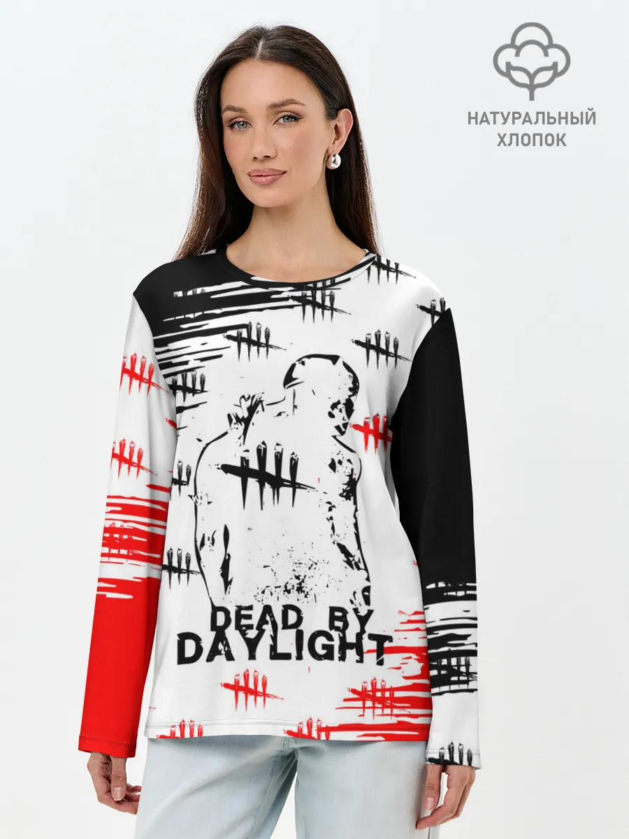 Лонгслив женский. Хлопок / dead by daylight