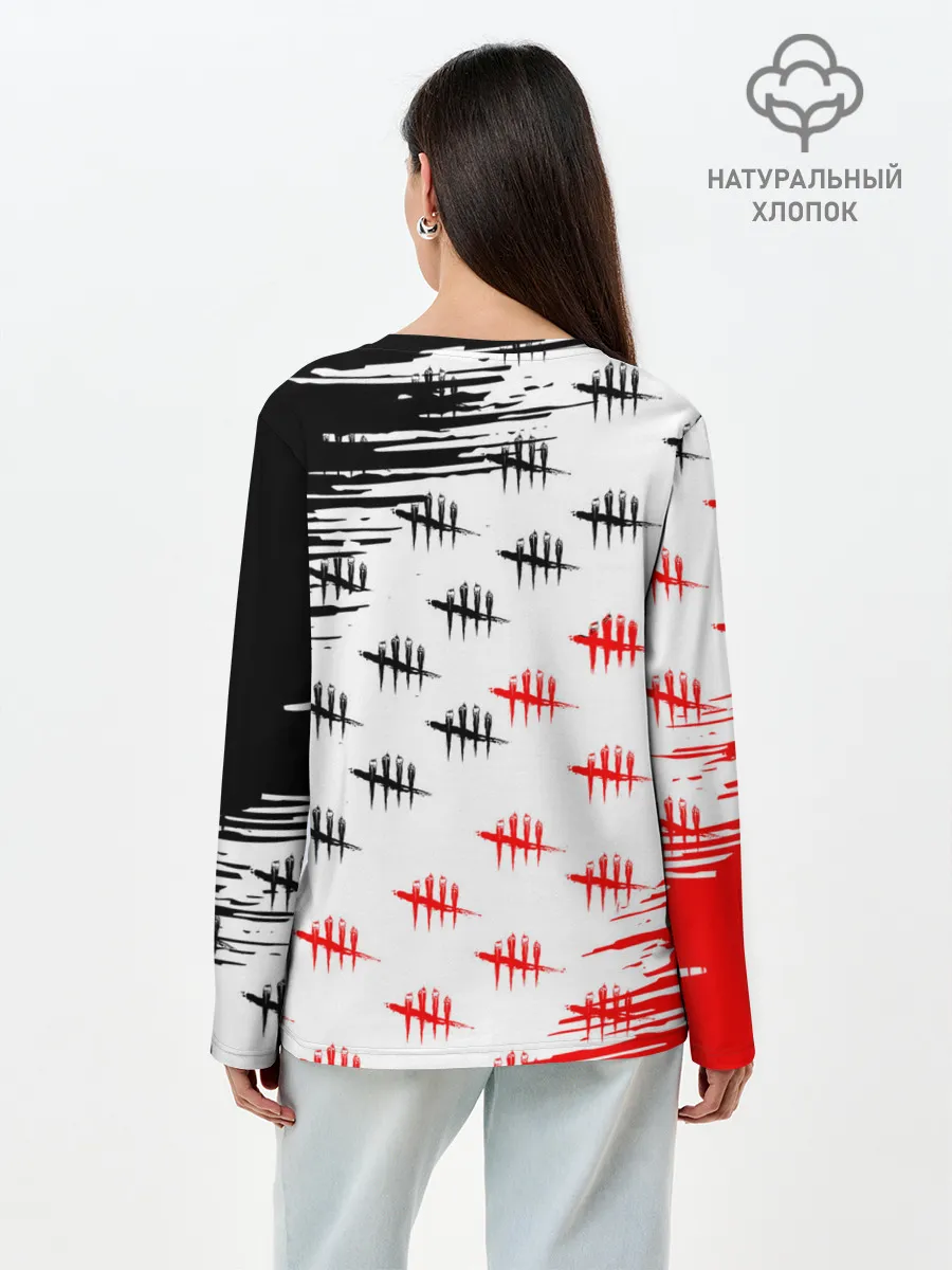 Лонгслив женский. Хлопок / dead by daylight