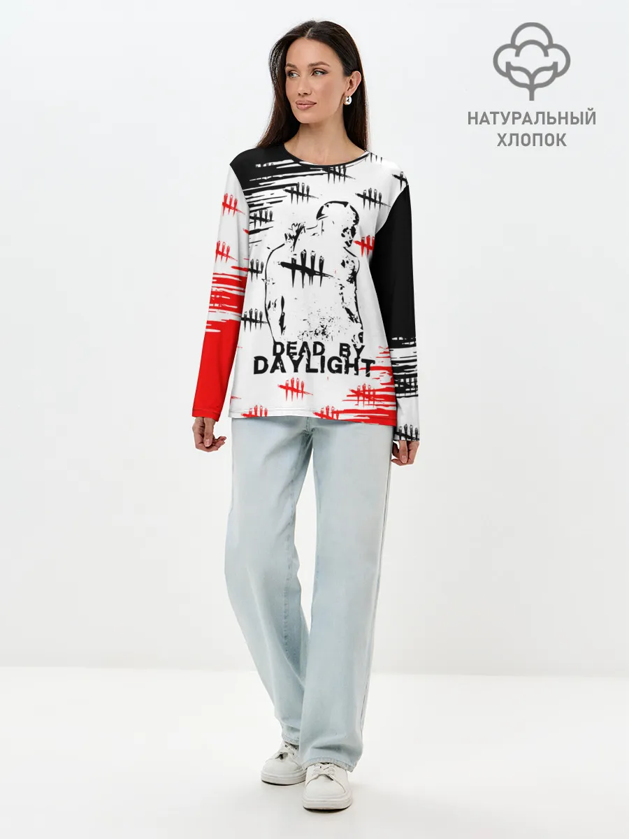 Лонгслив женский. Хлопок / dead by daylight