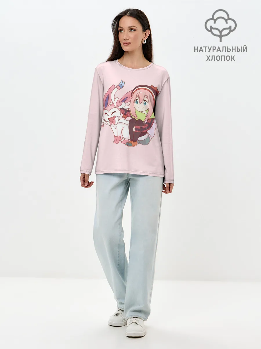 Лонгслив женский. Хлопок / Nadeshiko