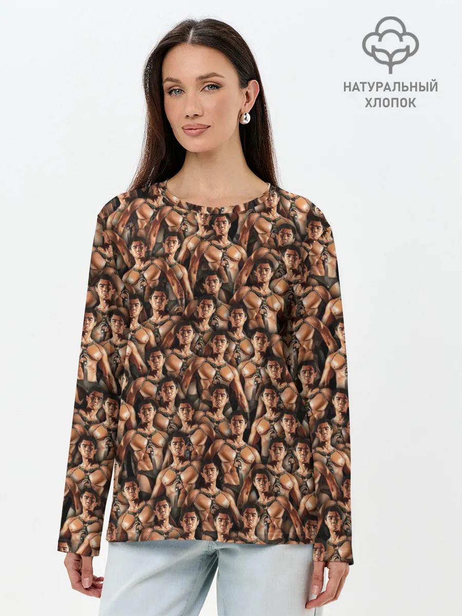 Лонгслив женский. Хлопок / Gachimuchi | Van Darkholme