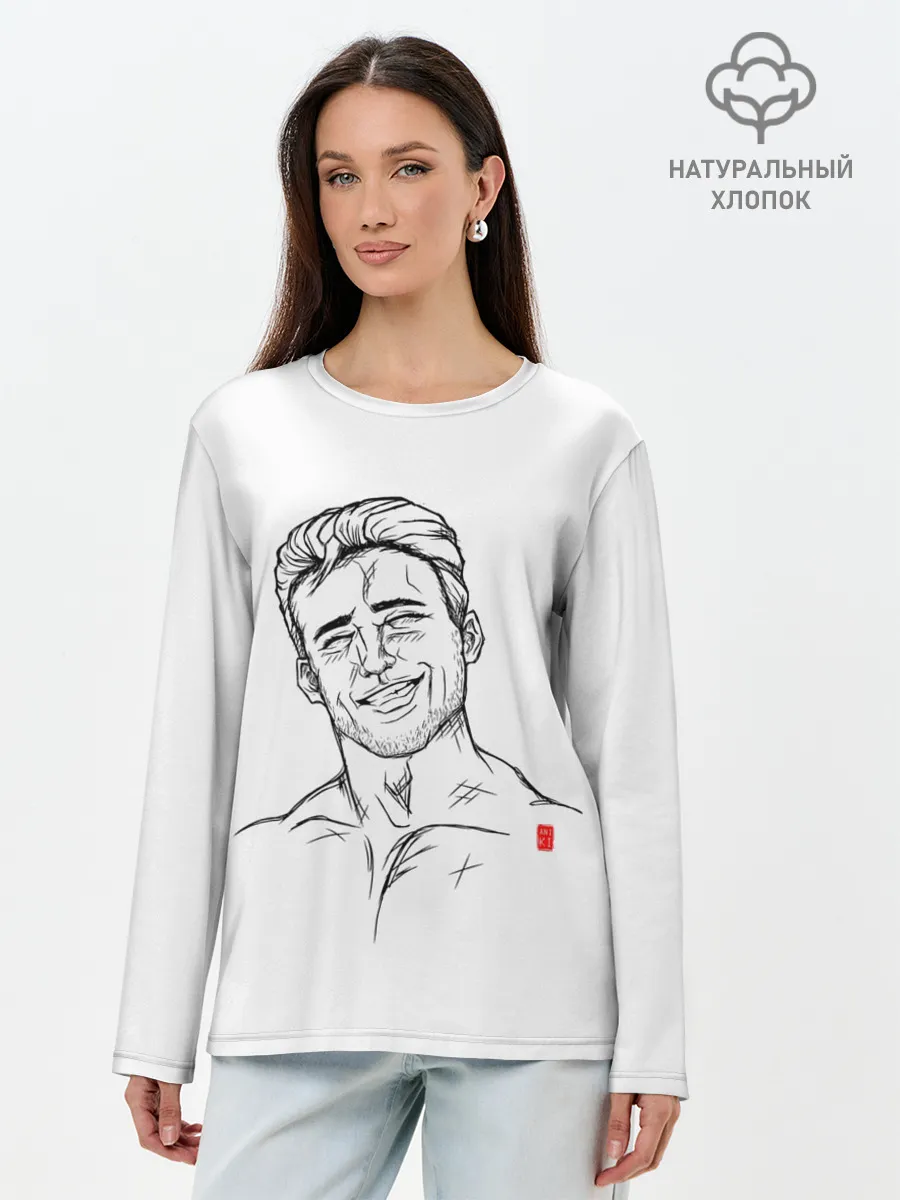 Лонгслив женский. Хлопок / Aniki