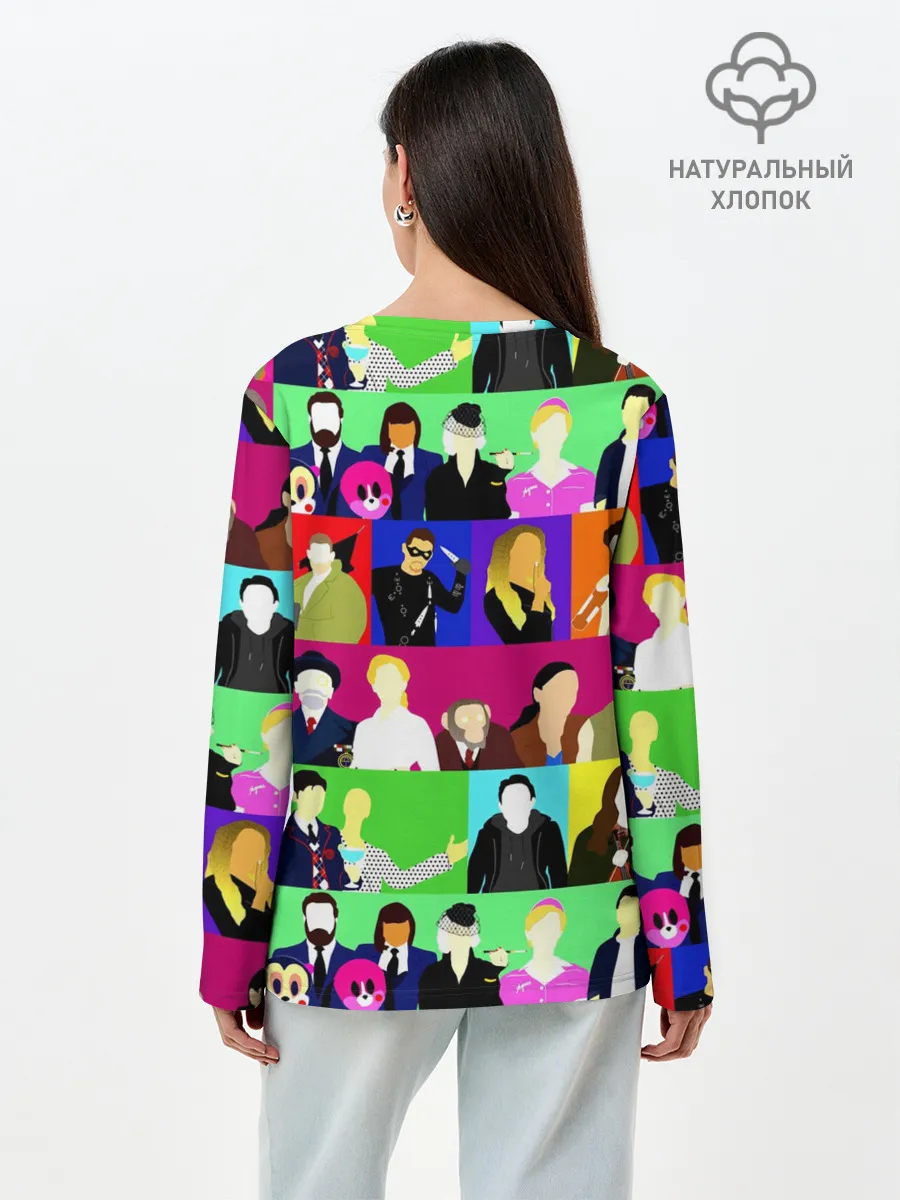 Лонгслив женский. Хлопок / АКАДЕМИЯ АМБРЕЛЛА