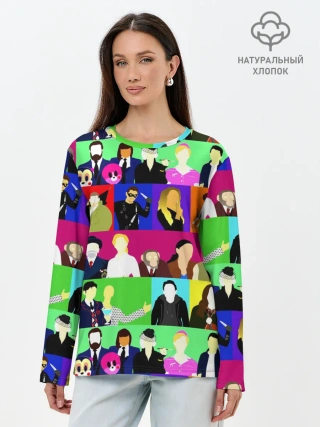 Лонгслив женский. Хлопок / АКАДЕМИЯ АМБРЕЛЛА