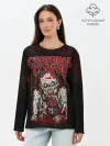Лонгслив женский. Хлопок / Cannibal Corpse