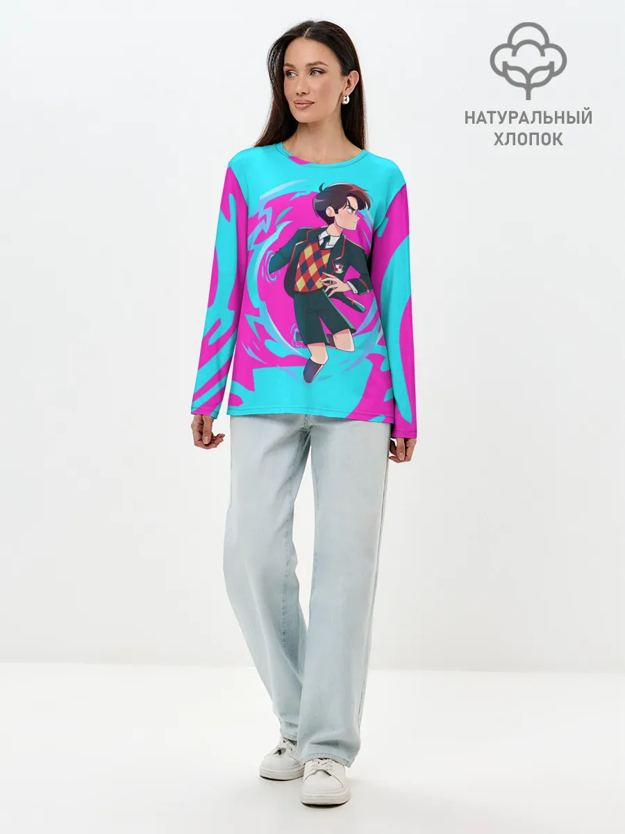 Лонгслив женский. Хлопок / Путешественник во времени