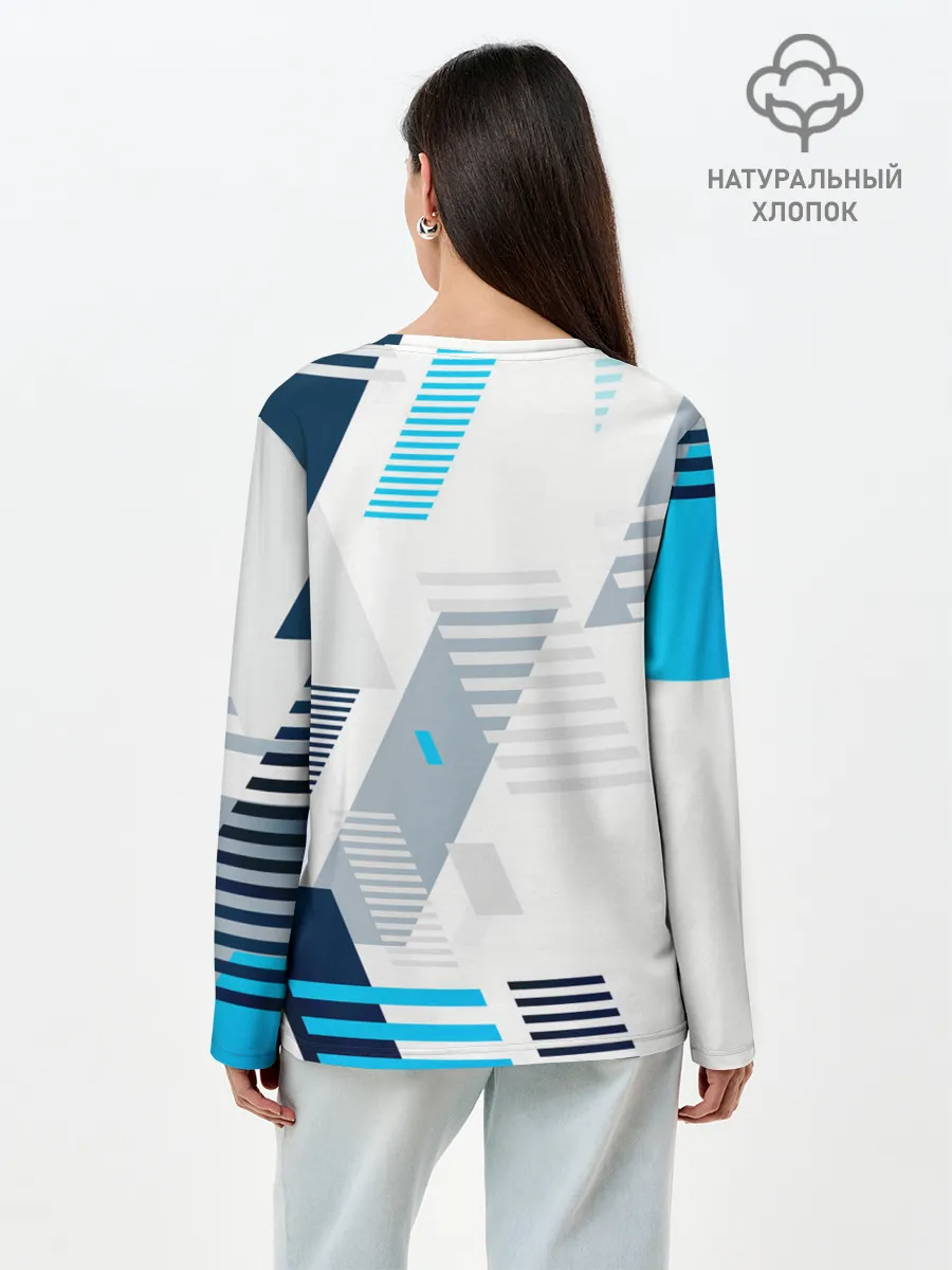 Лонгслив женский. Хлопок / Tesla