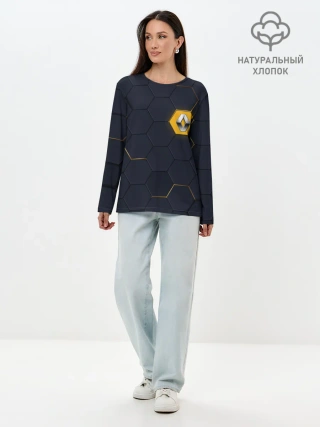 Лонгслив женский. Хлопок / Renault