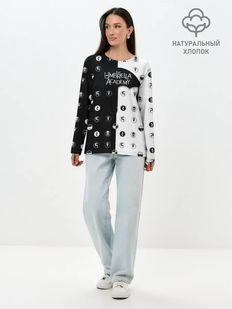 Лонгслив женский. Хлопок / Umbrella Academy
