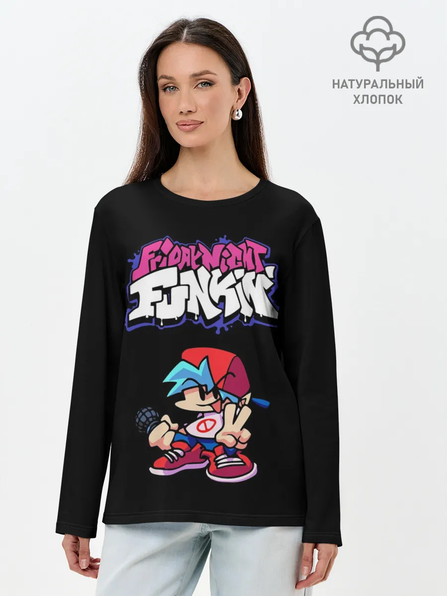 Лонгслив женский. Хлопок / Friday Night Funkin