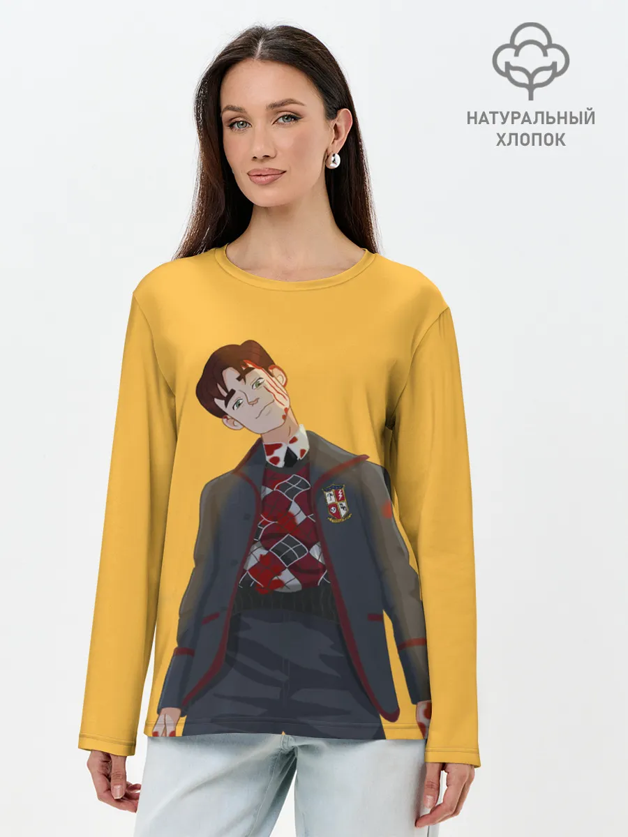 Лонгслив женский. Хлопок / Bloody Five