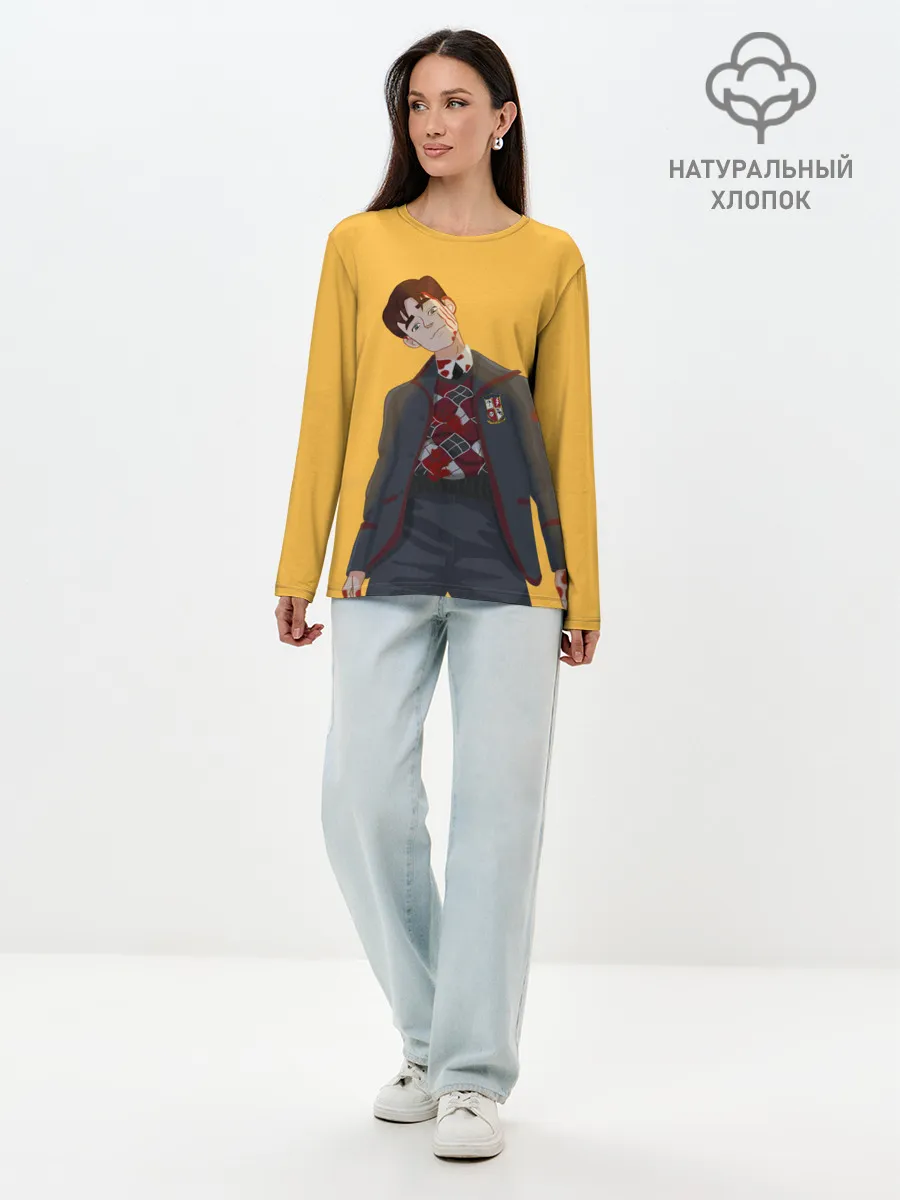 Лонгслив женский. Хлопок / Bloody Five