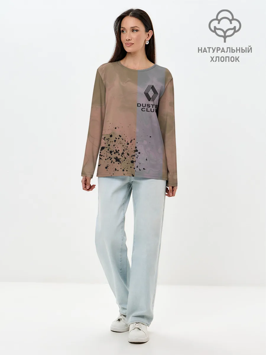 Лонгслив женский. Хлопок / Renault Duster Club | Рено Дастер Клуб