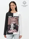 Лонгслив женский. Хлопок / MONOKUMA / JUNKO