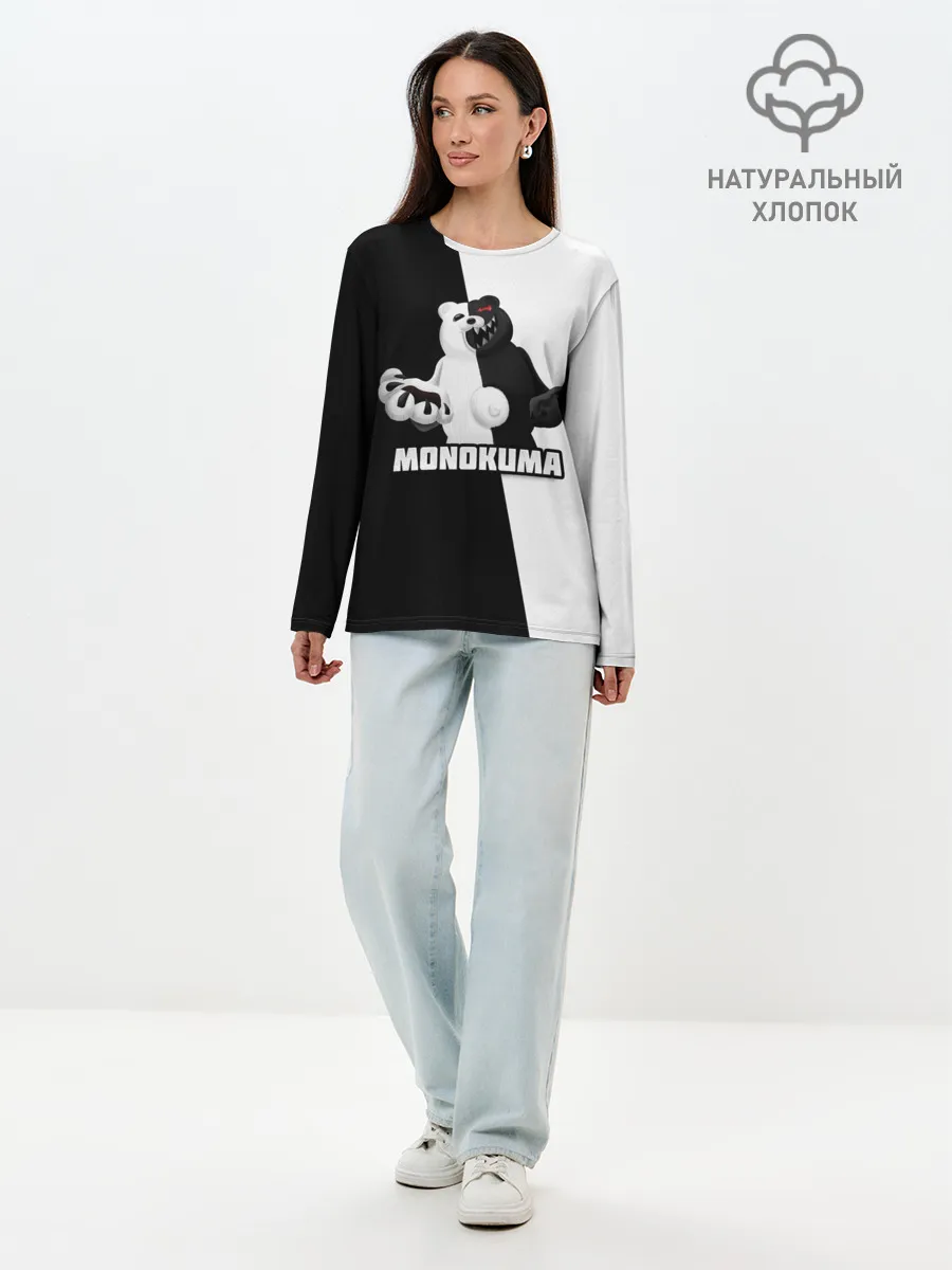 Лонгслив женский. Хлопок / МОНОКУМА
