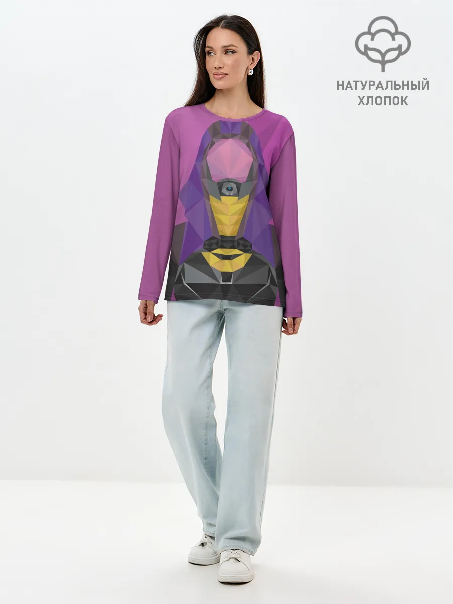 Лонгслив женский. Хлопок / тали зора