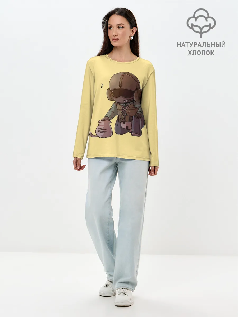 Лонгслив женский. Хлопок / J?ger Rainbow Six