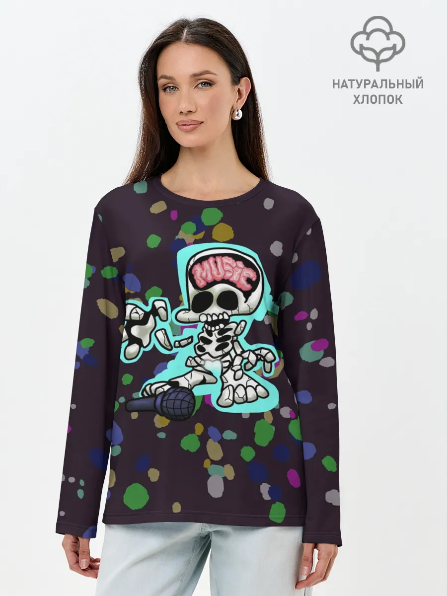 Лонгслив женский. Хлопок / Friday Night Funkin