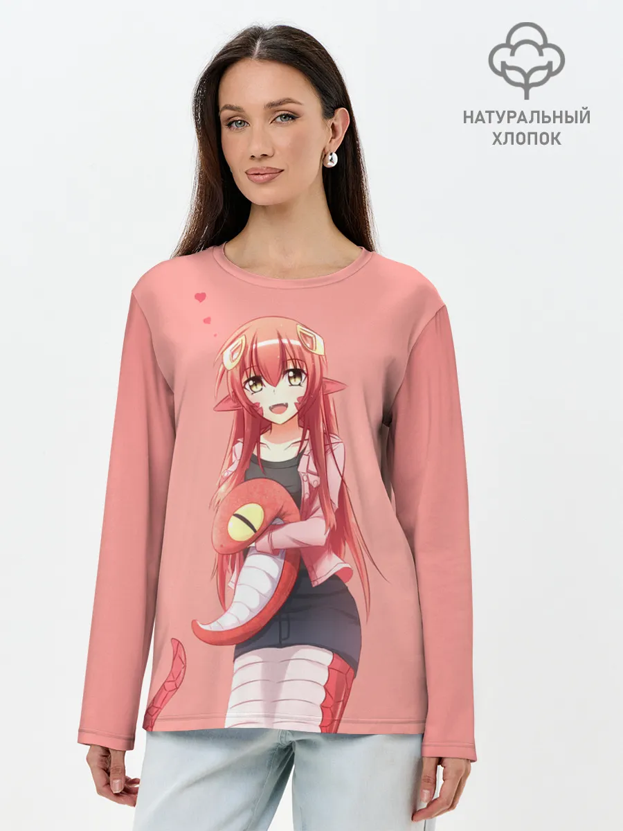 Лонгслив женский. Хлопок / Ламия Мия