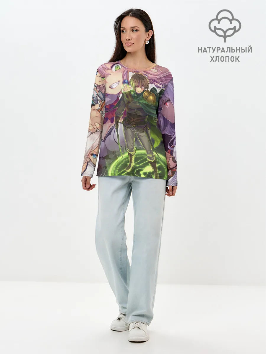 Лонгслив женский. Хлопок / Kaifuku Jutsushi no Yarinaoshi