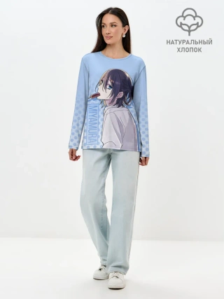 Лонгслив женский. Хлопок / Miyamura