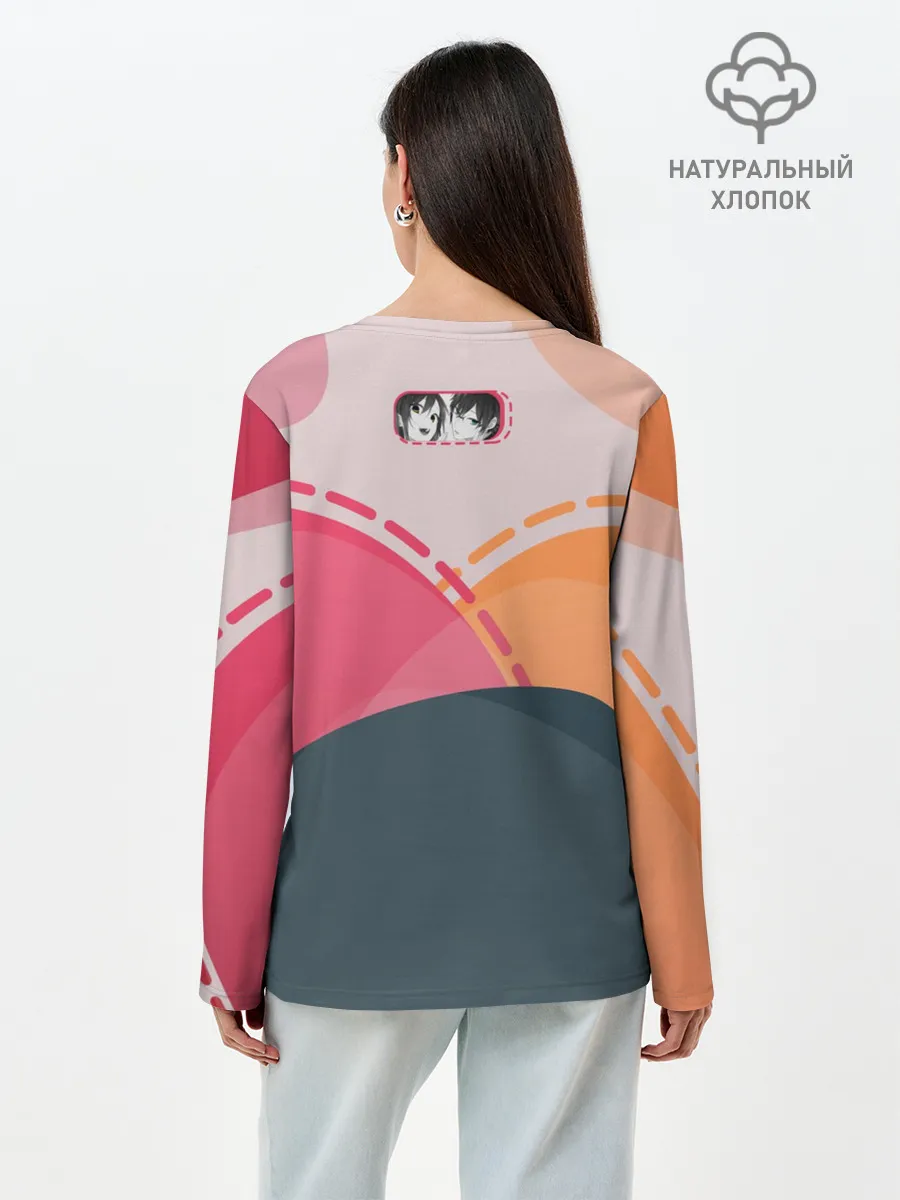 Лонгслив женский. Хлопок / Хори-сан и Миямура-кун