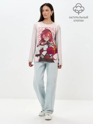 Лонгслив женский. Хлопок / Sempai