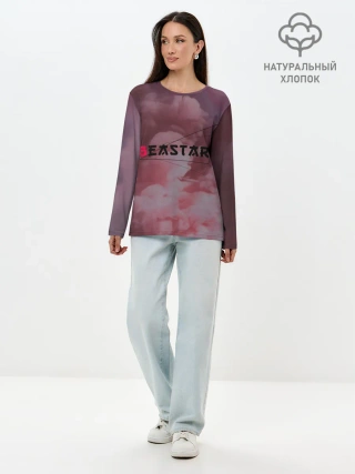 Лонгслив женский. Хлопок / Beastars | Выдающиеся звери | Логотип Лого