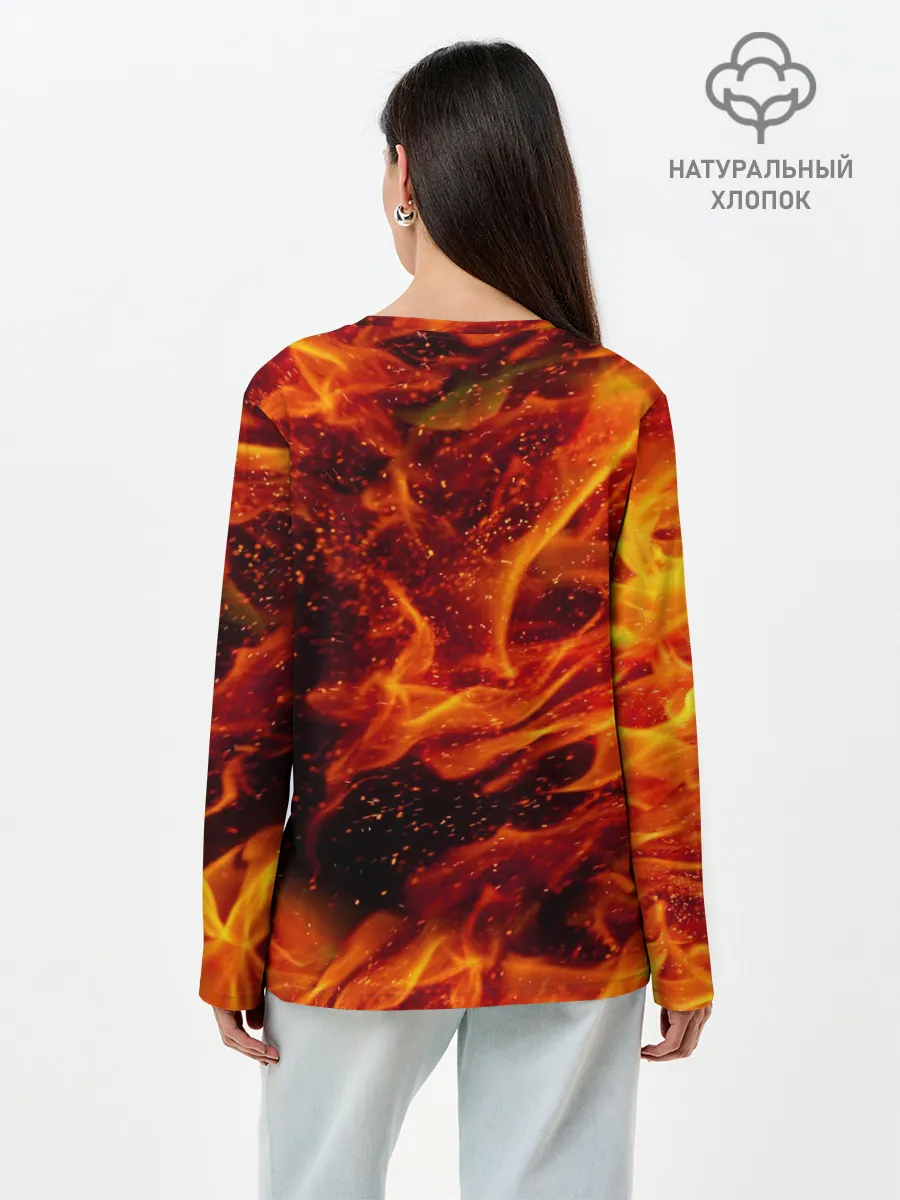 Лонгслив женский. Хлопок / RAMMSTEIN