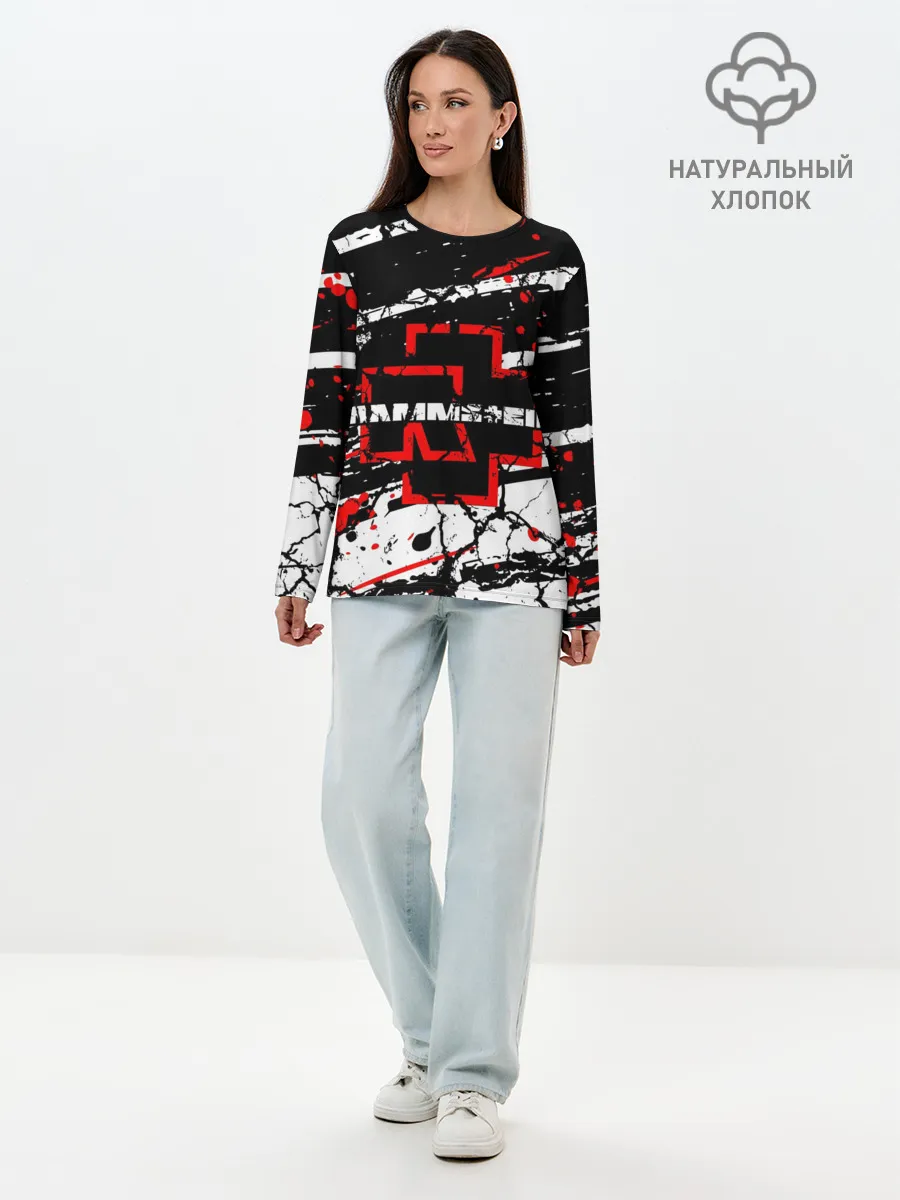 Лонгслив женский. Хлопок / RAMMSTEIN