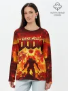 Лонгслив женский. Хлопок / DOOM