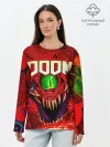 Лонгслив женский. Хлопок / DOOM Eternal