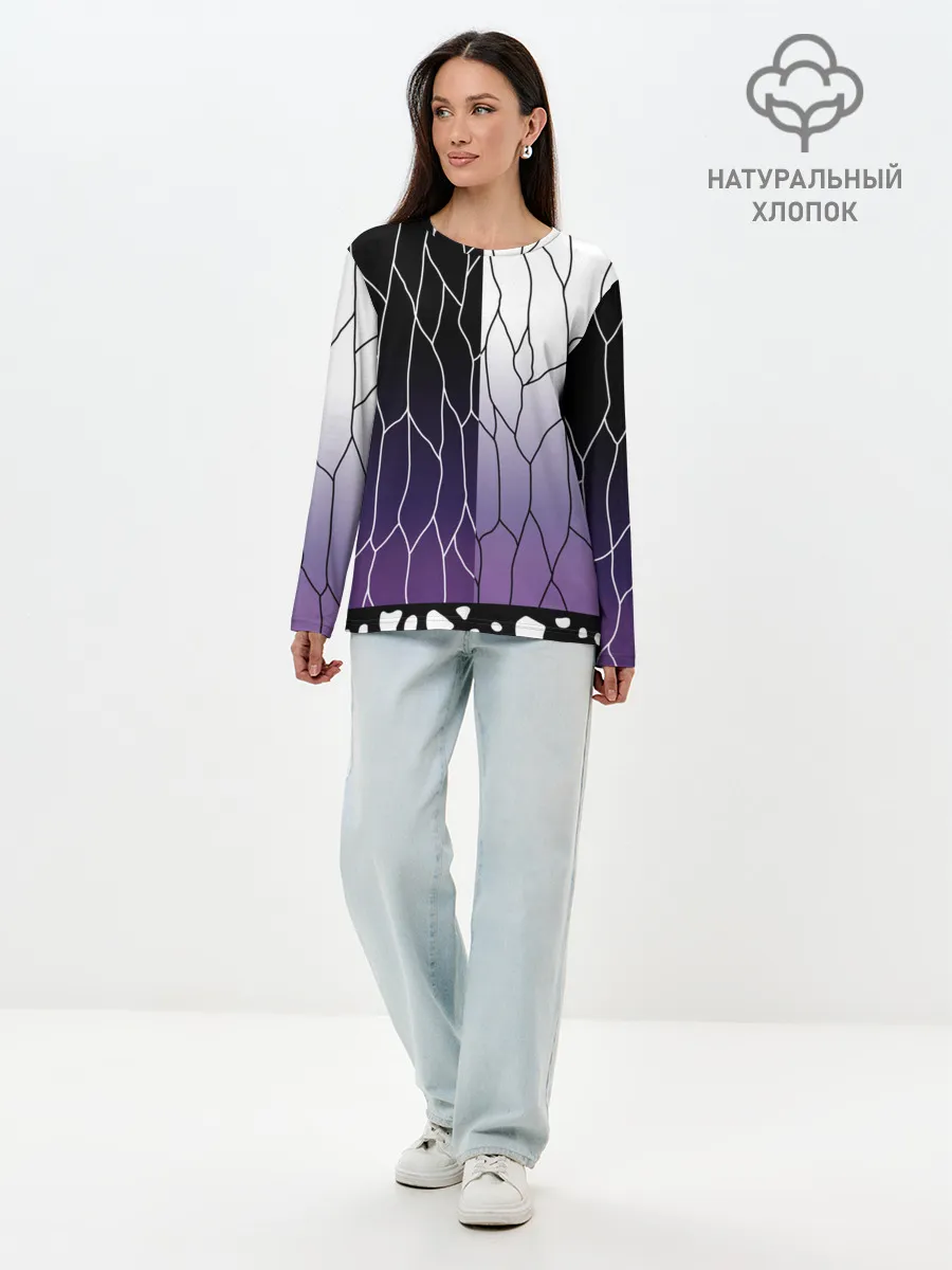 Лонгслив женский. Хлопок / ШИНОБУ КОЧО | SHINOBU KOCHO