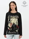 Лонгслив женский. Хлопок / HOW CAN YOU DESTROY A MONSTER