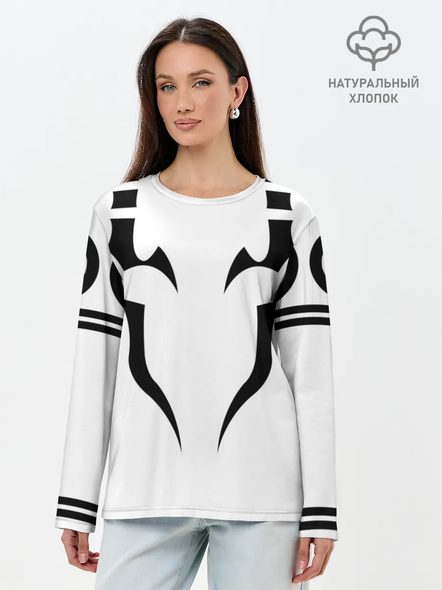 Лонгслив женский. Хлопок / ИТАДОРИ ТАТУ JUJUTSU KAISEN